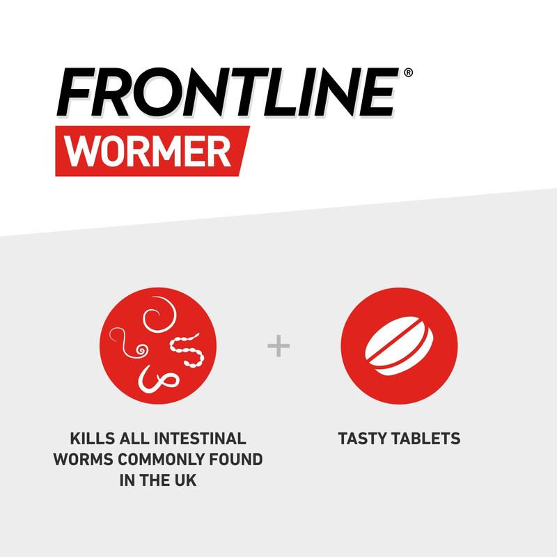 FRONTLINE WORMER - Cat & Dog Worming Treatment Tablets