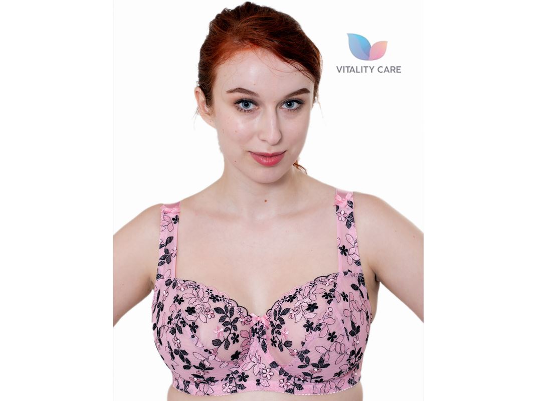 Ladies Full Cup Underwired Bra Plus Size Firm Hold Lace Large Non Padded Uk New