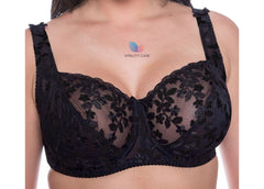 Ladies Full Cup Underwired Bra Plus Size Firm Hold Lace Large Non Padded Uk New