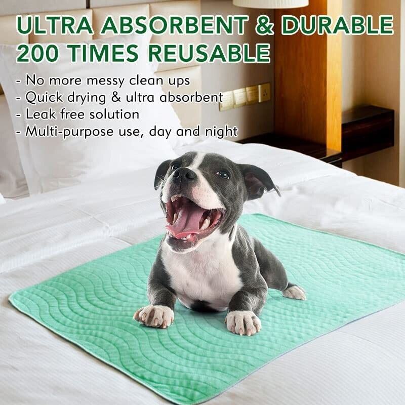LARGE Puppy Training Trainer Pads Toilet Pee Wee Poo Dog Pet Cat Mats Anti Slip.