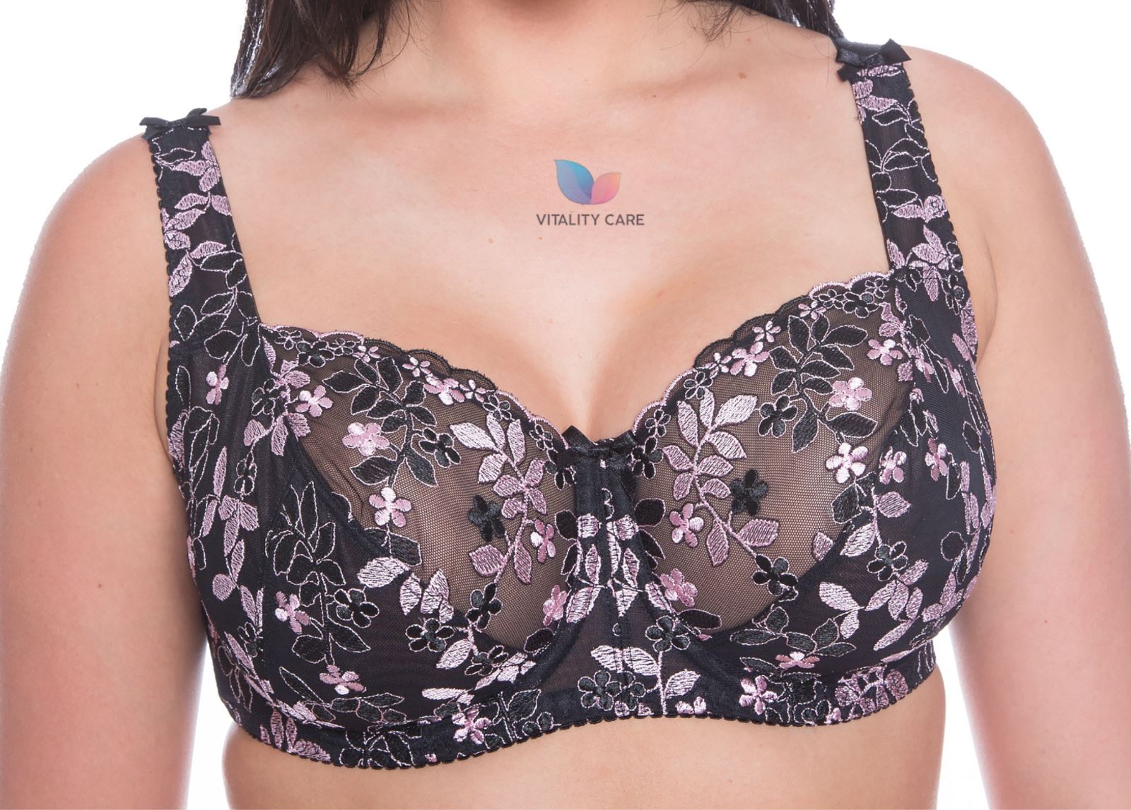 Ladies Full Cup Underwired Bra Plus Size Firm Hold Lace Large Non Padded Uk New