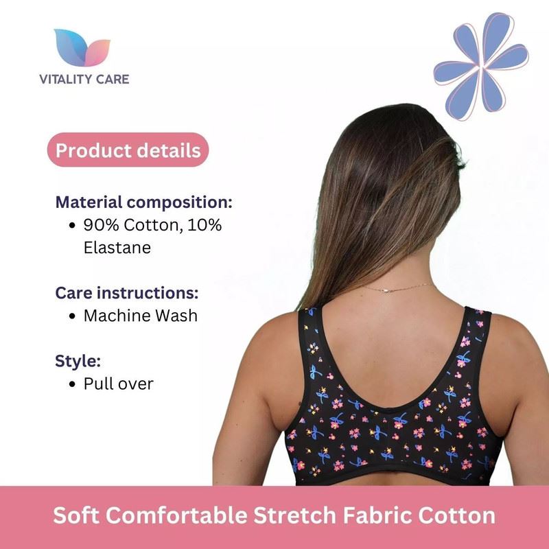 Ladies Full Cup Non Wired Bra Plus Size Firm Hold Large Non Padded Soft Bras UK.