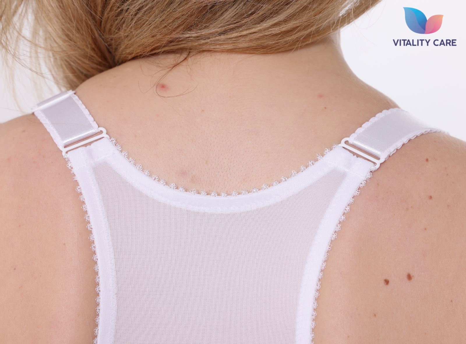 Ladies Front Fastening Firm Support Non Wired Lace Trim Bra Plus Size Uk Cups